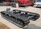 20 MT Capacity Rubber Crawler Chassis With Diesel Engine For Industry Machinery