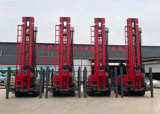 High Speed 10-35m/h  Crawler Drilling Rig For Hard Rock