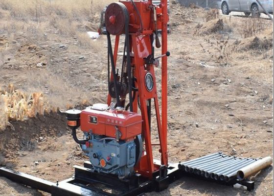 7.5kw ST 50 περιστροφική φορητή ταχύτητα διάτρυσης γεωτρήσεων 0-50m/H εγκαταστάσεων γεώτρησης διατρήσεων εξερεύνησης