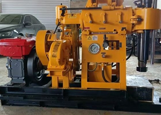 Μηχανή γεώτρησης δοκιμής εδάφους SPT 100 μέτρων με κινητήρα ντίζελ 18 HP