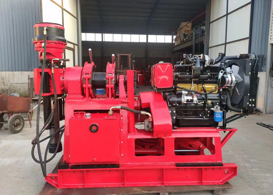 600 kg Core Drill Rig Barrel Drilling για βάθη έως 400 μέτρα χωρητικότητα