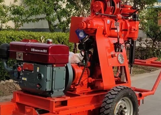 Ερευνητική γεωτρική μονάδα XY-1 για δοκιμές εδάφους 100 m βάθος 42 mm διάμετρος ράβδου