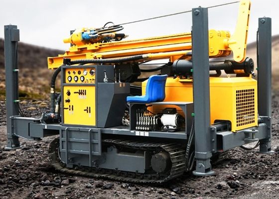 260 μέτρα Πνευματικές γεωτρήσεις DTH για βιομηχανικές γεωτρήσεις πηγών νερού σε βραχώδεις περιοχές