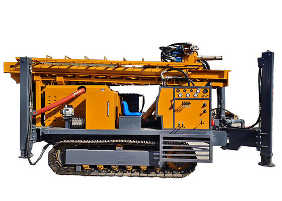 1000m Crawler Υδραυλική εξέδρα γεωτρήσεων νερού 6 κύλινδρων κινητήρας ντίζελ