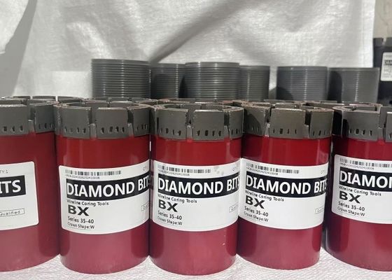 NX BX Εμπνευσμένο διαμαντένιο πυρήνα τρυπάνι για τη συλλογή δειγμάτων με καλωδιακό πυρήνα