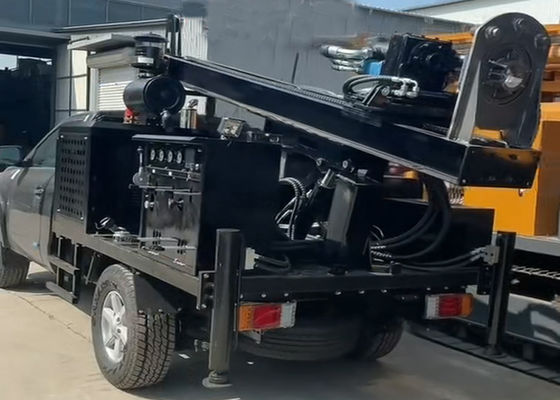 Μηχανή τρύπανσης με διπλή ισχύ, τοποθετημένη σε ελκυστήρα, για πεδινές εργασίες