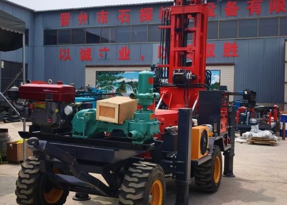 Μηχάνημα γεώτρησης βράχου βάθους 100/200/300 μέτρων για έργα γεώτρησης νερού στην Αφρική