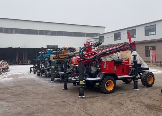 Μηχανή γεωτρήσεων υπόγειων βράχων 200 μέτρα βάθος Εφαρμογή στον βιομηχανικό σιδηρόδρομο