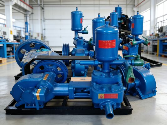 Ενιαίο κύλινδρο οριζόντιο αντλία βρόγχου BW 160 εξοπλισμός αντλίας λάσπης για σκάφος γεώτρησης