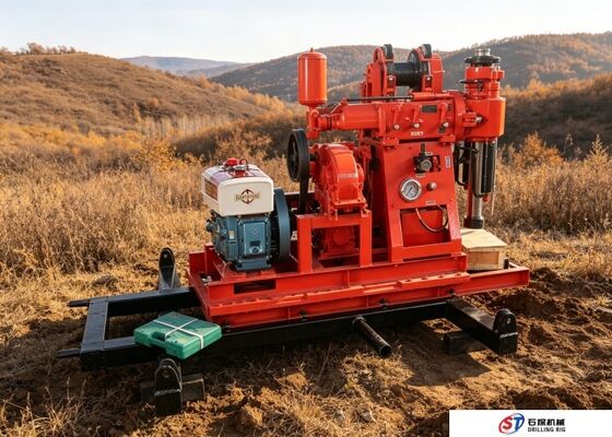Διαρκής μηχανή γεώτρησης XY1A με κινητήρα ντίζελ, κατάλληλη για συλλογή δειγμάτων βαθιάς γης