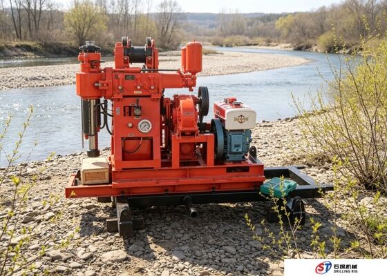 Μηχανή τρύπωσης ορυκτών ορυκτών 100-150 μέτρα βάθος
