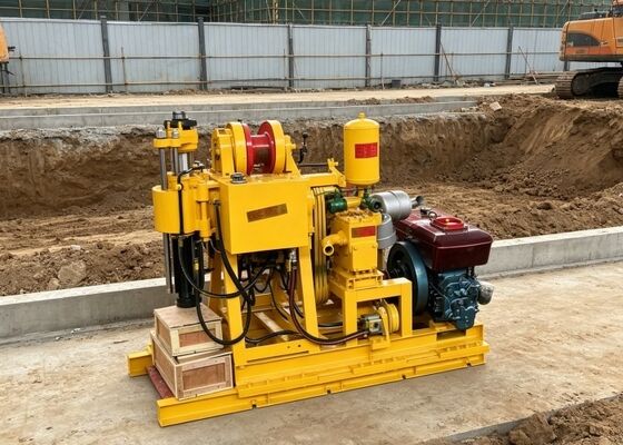 Γεωτρύπανο 22 HP με κινητήρα ντίζελ, ιδανικό για δοκιμές εδάφους και έρευνα θεμελίωσης