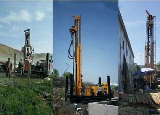 Πολυσύνθετα 400 νερού φρεατίων διατρήσεων υδραυλικών μέτρα αντιολισθητικών αλυσίδων εγκαταστάσεων γεώτρησης που τοποθετούνται