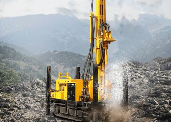 Τύπος 350m αντιολισθητικών αλυσίδων μηχανή διατρήσεων εγκαταστάσεων γεώτρησης νερού βάθους