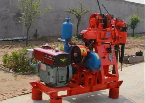 φορητή εγκατάσταση γεώτρησης διατρήσεων Spt εφαρμοσμένης μηχανικής 200m για το φρεάτιο νερού