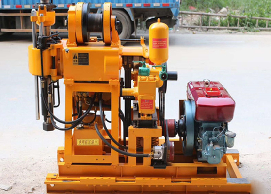 22 HP υδραυλική φορητή μηχανική πυρήνα γεώτρηση με βάθος 180 μέτρα