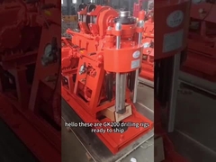 Φορητή εγκατάσταση γεώτρησης διατρήσεων εφαρμοσμένης μηχανικής ερευνών μεταλλείας 300mm διάμετρος τρυπών 200 μέτρα βάθους