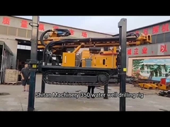 Μεγάλη πνευματική φορητή εγκατάσταση γεώτρησης διατρήσεων φρεατίων νερού ST-350