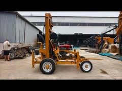 Εξοπλισμός γεώτρησης γεωτρήσεων νερού για γεωργία, εύκολη μετακίνηση, 120 μέτρα