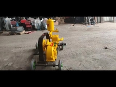 Τριπλή αντλία λάσπης μονής δράσης για γεωλογική έρευνα που χρησιμοποιείται για μηχανήματα γεωτρήσεων ξηράς