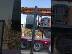 1000m Crawler Υδραυλική εξέδρα γεωτρήσεων νερού 6 κύλινδρων κινητήρας ντίζελ