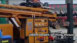 Πνευματικό Γεωτρύπανο 280m Ισχύς 6000kg