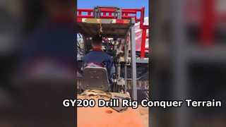 GY 200 Crawler Drill Rig For Tough Terrain